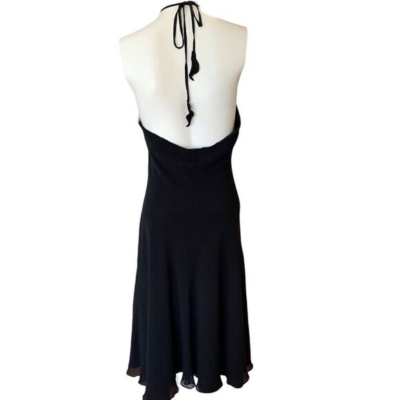Banana Republic Silk Halter Neck LBD - Picture 2 of 7